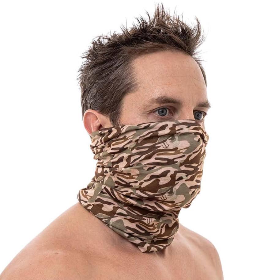 Desert Camo - Naked Warrior Camo Multifunctional Headband Bandana | Sunga Life