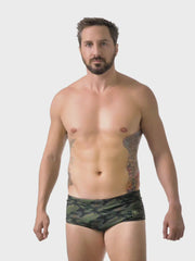 Jungle Camo - Naked Warrior Camo Brazilian Sunga Swimwear | Sunga Life