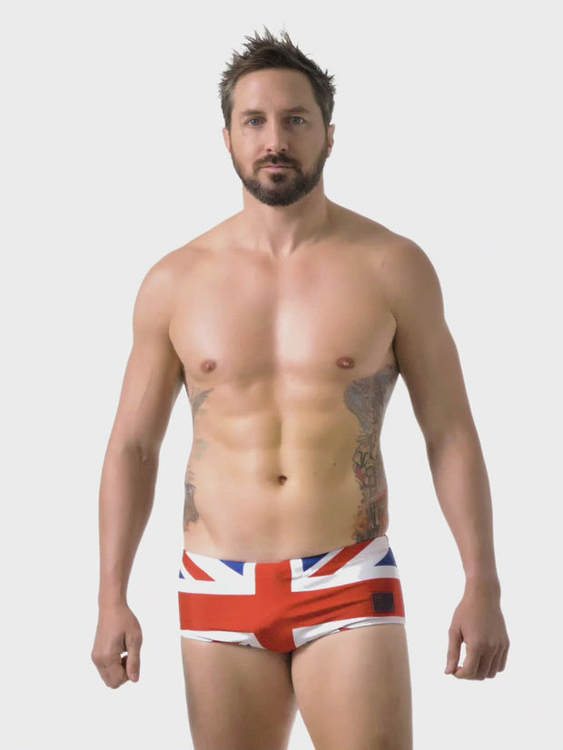 Union Jack UK Flag Brazilian Sunga Swimwear  | Sunga Life