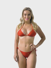 BAEWATCH Sunga Lifeguard Red String Bikini Triangle Top | Sunga Life
