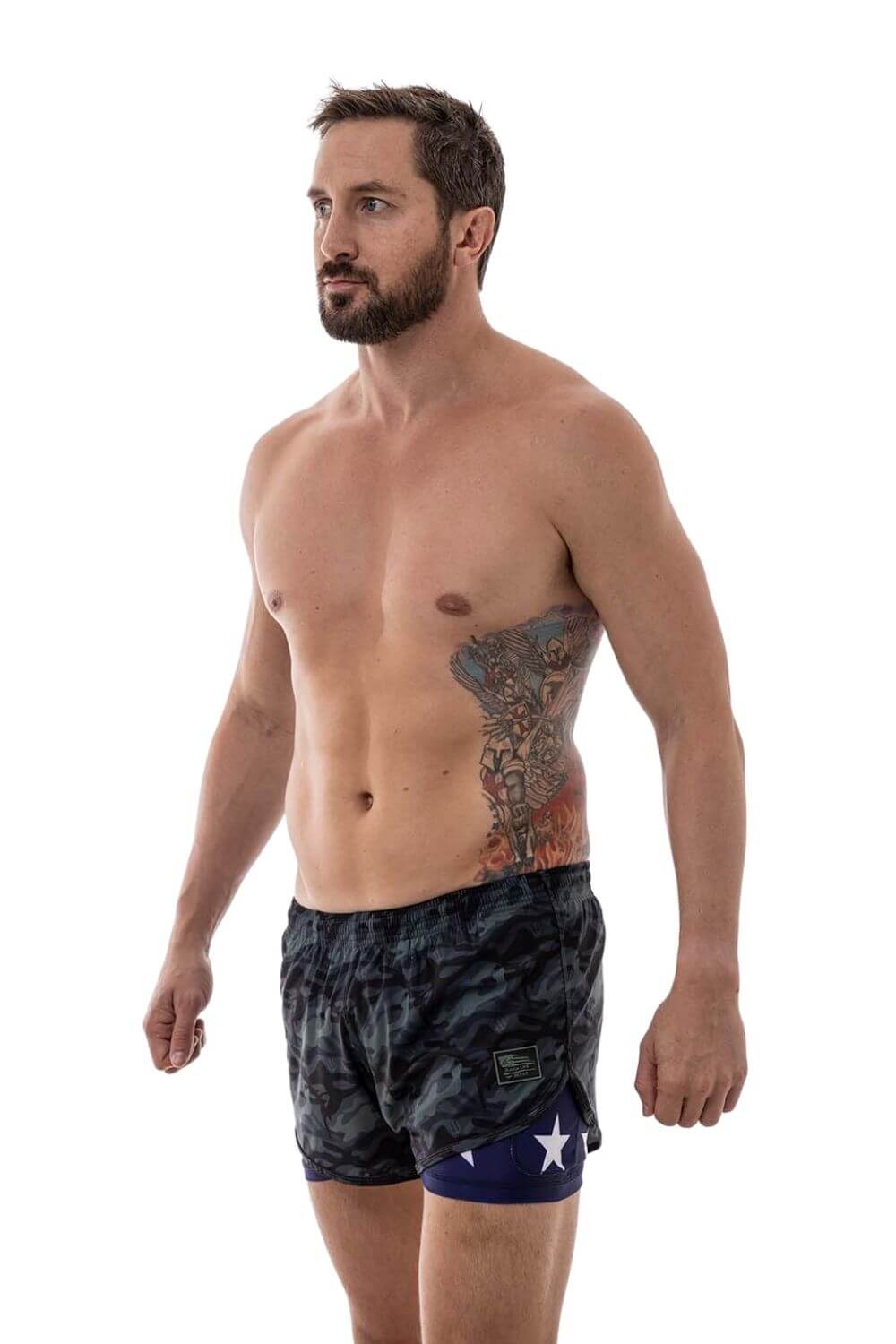 Multicam Black Naked Warrior Camo with Rocky Liner Pocket Silkies | Sunga Life