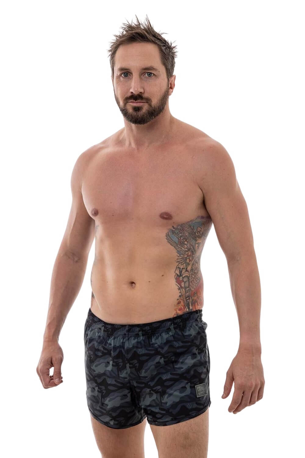 Multicam Black Naked Warrior Camo Ranger Panties Silkies Shorts | Sunga Life