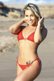 BAEWATCH Sunga Lifeguard Red String Bikini Thong Bottom | Sunga Life