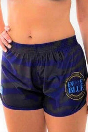 Force Blue Tiger Stripe Women's Ranger Panties Silkies Shorts | Sunga Life