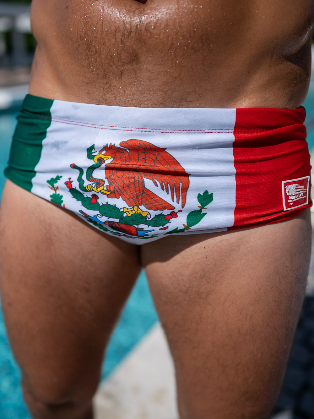 Mexican Flag Sunga Swimwear | Sunga Life-Sunga-Sunga Life