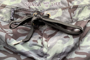 Multicam Black Naked Warrior Camo 4-Way Stretch Board Shorts | Sunga Life