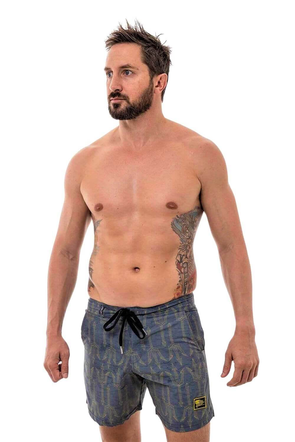 Trident Naked Warrior 4-Way Stretch Board Shorts | Sunga Life