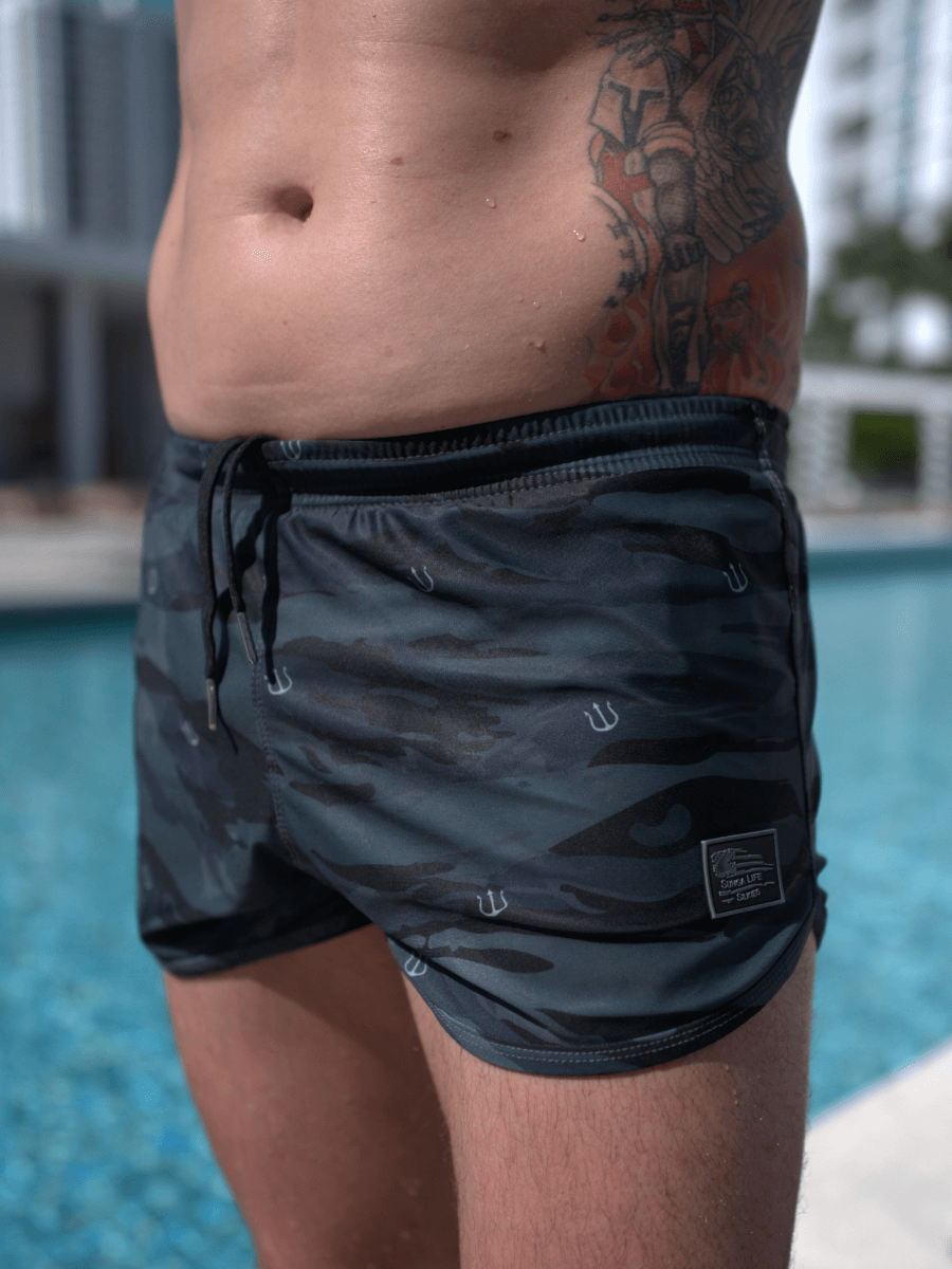 Multicam Black Tiger Camo Ranger Panties Silkies Shorts | Sunga Life