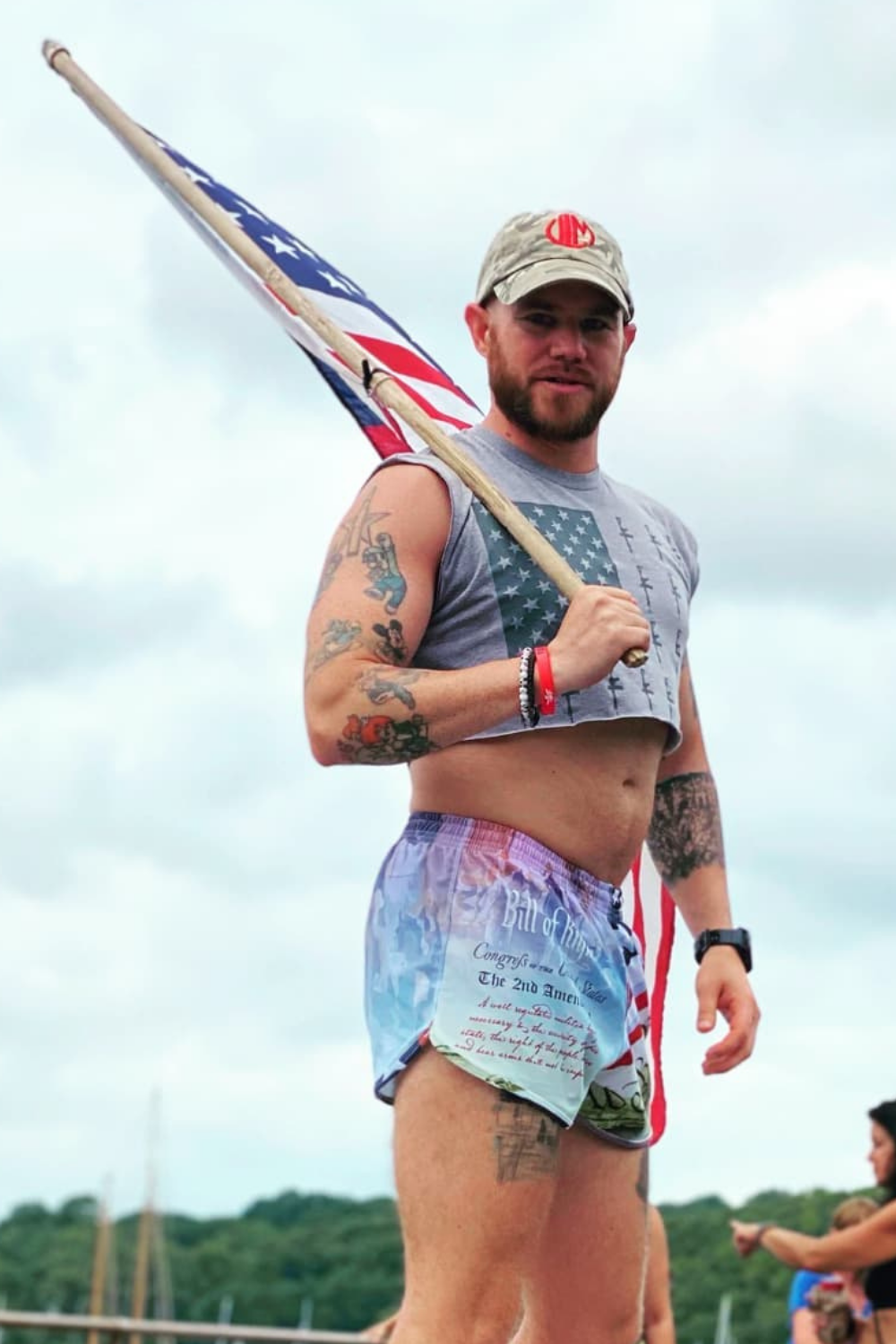 2nd Amendment Silkies USA Flag Ranger Panties Shorts Sunga Life